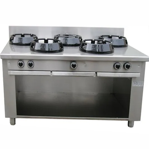 Five Burner Chinese Range