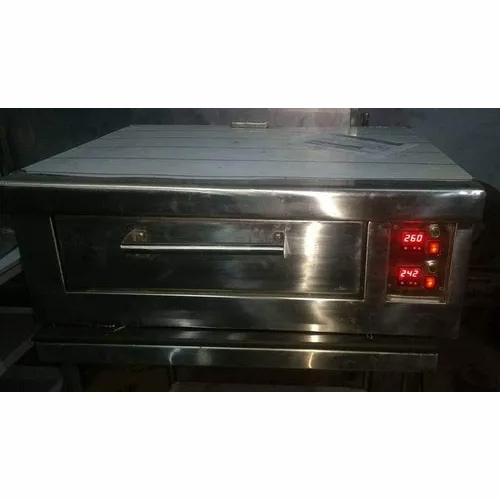 SS Pizza Oven - Stainless Steel, Different Size | Electric Power, Manual Installation, Commercial Use in Hotels