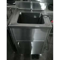 Ss Portable Sink - Stainless Steel, 450x450x850+150mm | Sleek Silver Color, Easy-to-move, Warranty Included