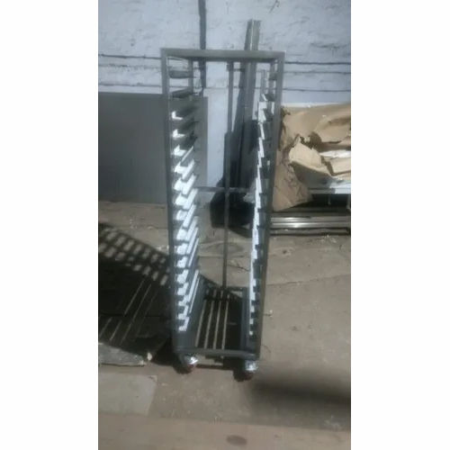 SS Tray Rack Trolley