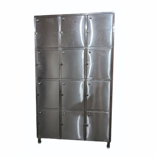 Ss Locker Cabinet - Color: Silver