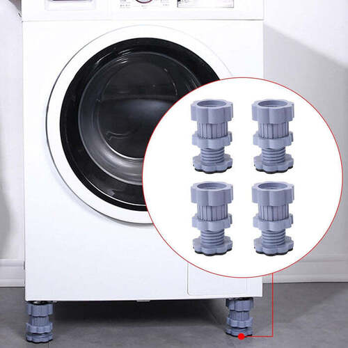 Washing machine supports