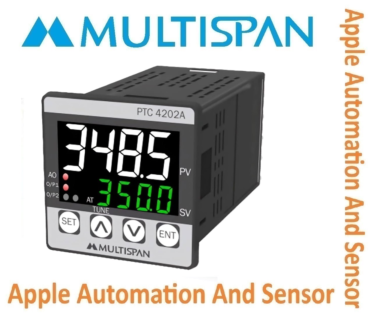 Ptc-4202 Multispan Universal Input Pid Controller With Analog Output And Modbus Facility - Double Display, 4+4 Digit, Multiple Input Models, 1 Year Warranty