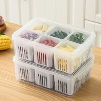 6 GRID FRIDGE STORAGE BOX