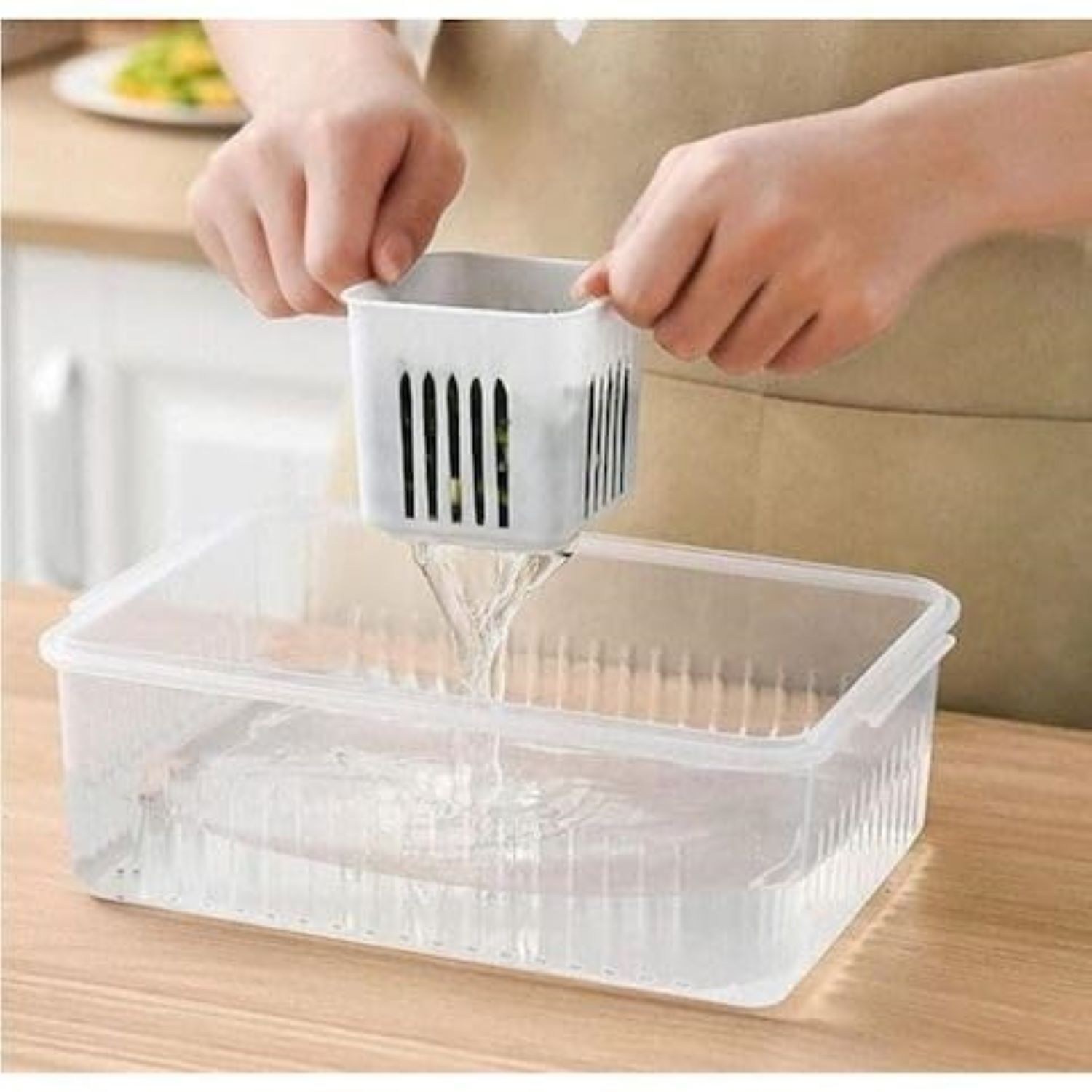 6 GRID FRIDGE STORAGE BOX