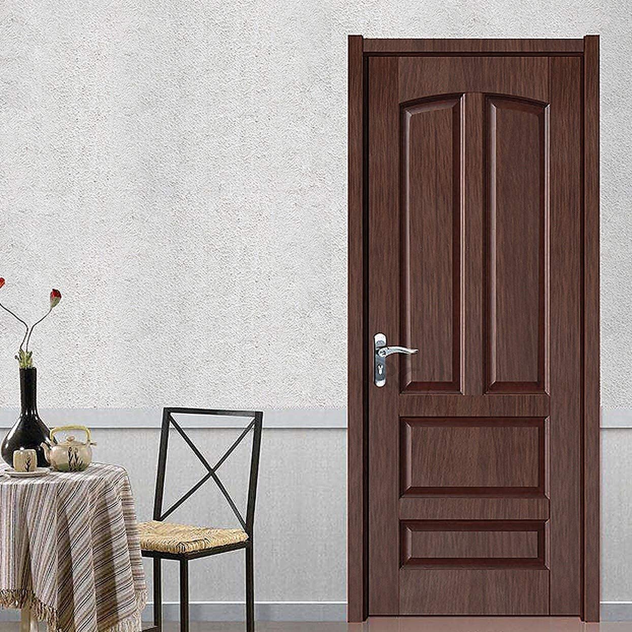 Dark Wooden Wallpaper - 60x200 Cm, Vinyl Material | Self-adhesive & Removable, Waterproof, Easy To Clean, Durable For Various Surfaces