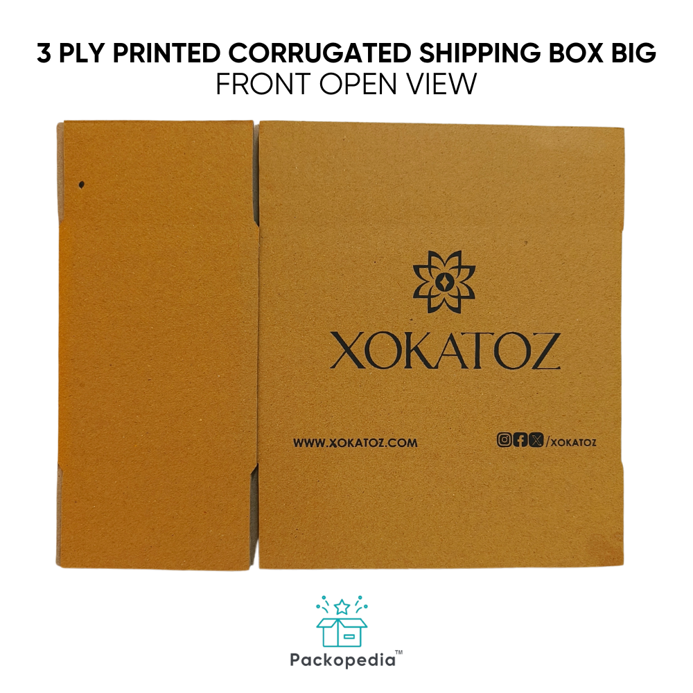 3 Ply Printed Corrugated E-Commerce Shipping Box Small