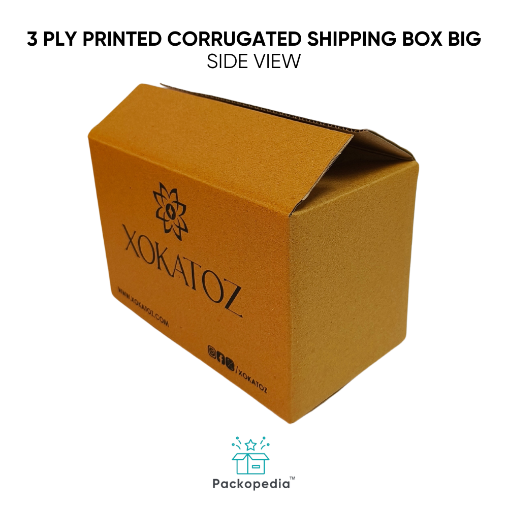 3 Ply Printed Corrugated E-Commerce Shipping Box Small