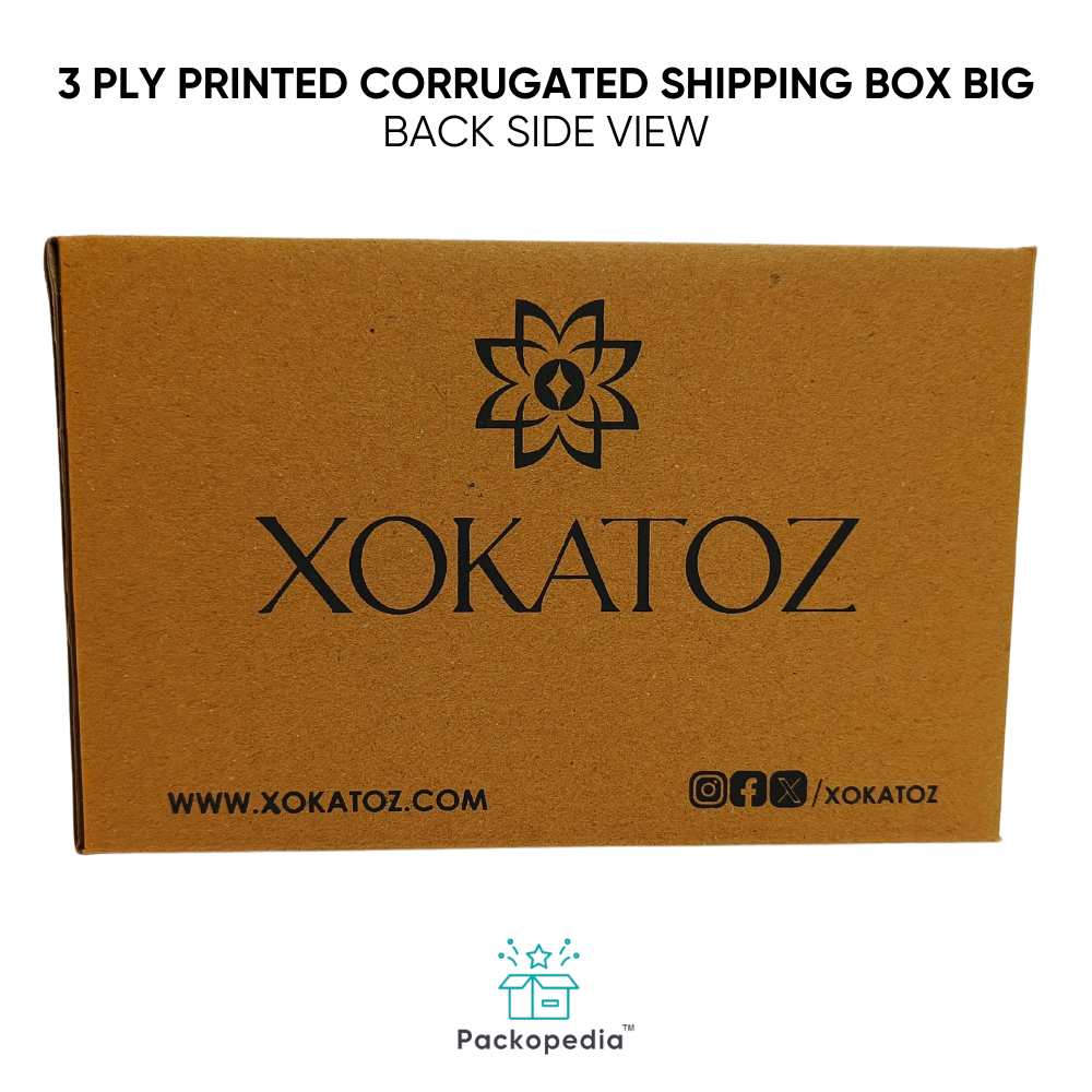 3 Ply Printed Corrugated E-Commerce Shipping Box Small