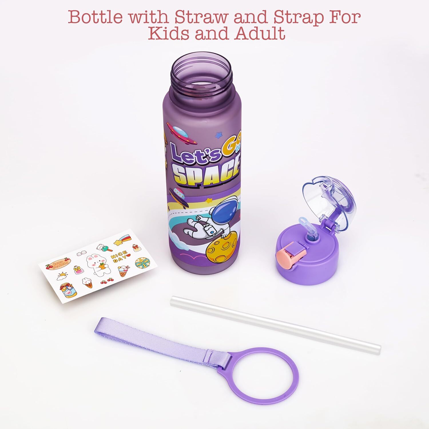 CHERRYBOX KIDS SPACE SIPPER WATER BOTTEL