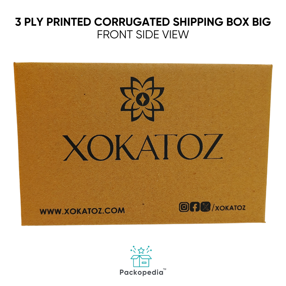 3 Ply Printed Corrugated E-Commerce Shipping Box Small