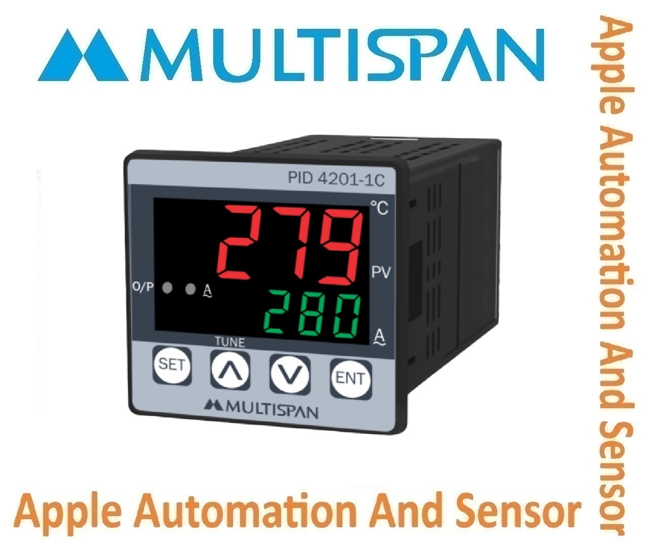 Rtc-4201-1c Multispan Universal Input Pid Controller With Analog Output And Modbus Facility - Dual Display, Double Relay, 4+4 Digit Accuracy | Process Control And Automation Solutions