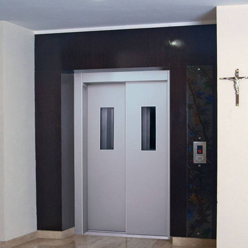 MS Powder Coated Door Manual Lift With Vision Panels