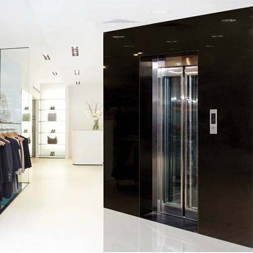 Commercial Passenger Lift - Stainless Steel, AC Drive Type , Safety Sensor and Overload Holding Stop Features