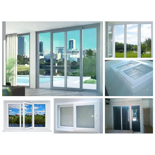 UPVC Window - Standard Size | White Color, Ideal for Home/Villa Applications