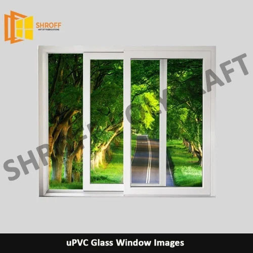 Upvc Glass Window - Color: White