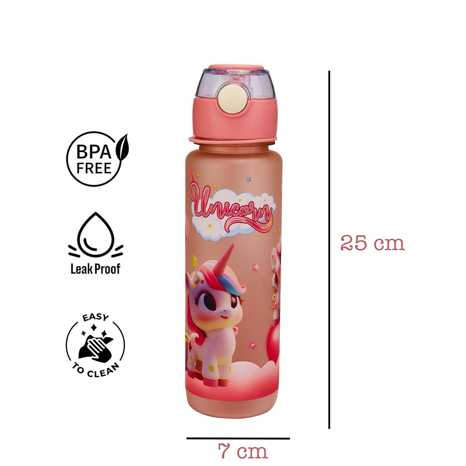 CHERRYBOX KIDS UNICORN SIPPER WATER BOTTEL