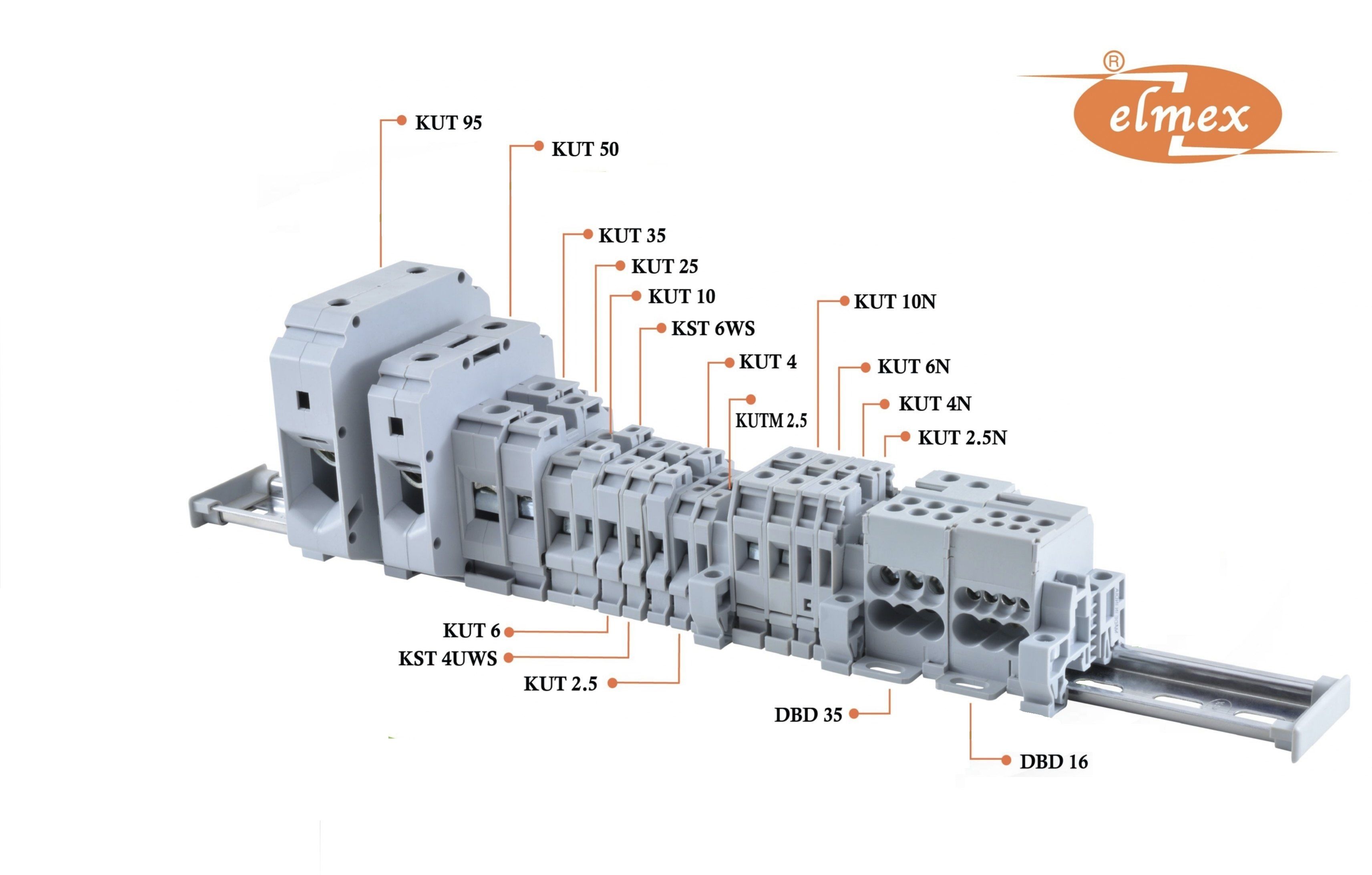 TERMINAL BLOCK GREY