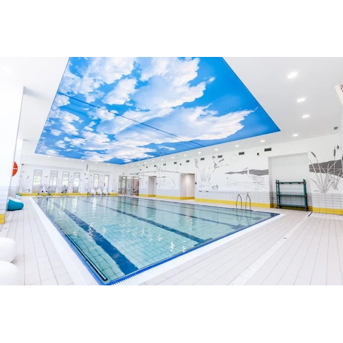 Earth With Blue Sky Stretch Ceiling