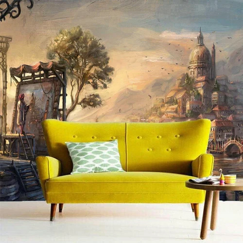 3d Nature Print Wall Paper