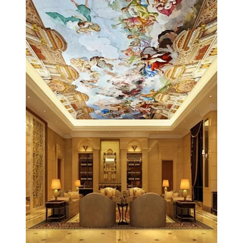 European Backlit And Nonlit Ceiling Mural