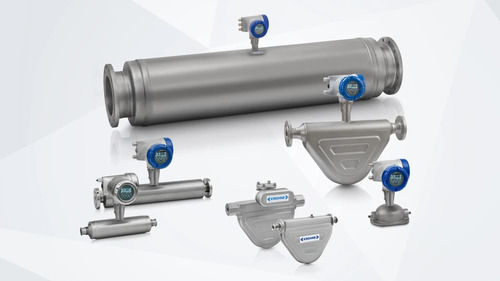 Coriolis Mass Flow Meter - Stainless Steel, Standard Size, Silver Color | Ideal for Industrial Applications