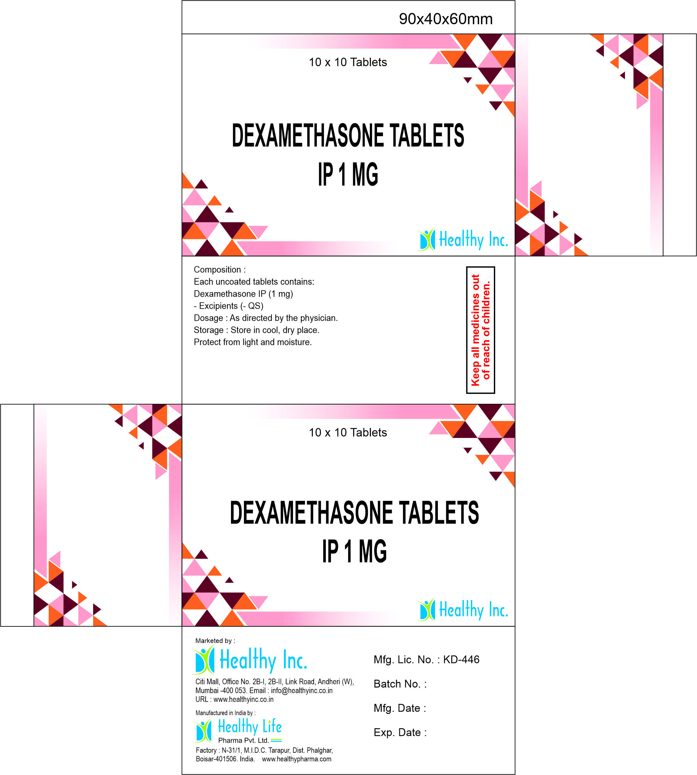 Dexamethasone Tablet 1mg