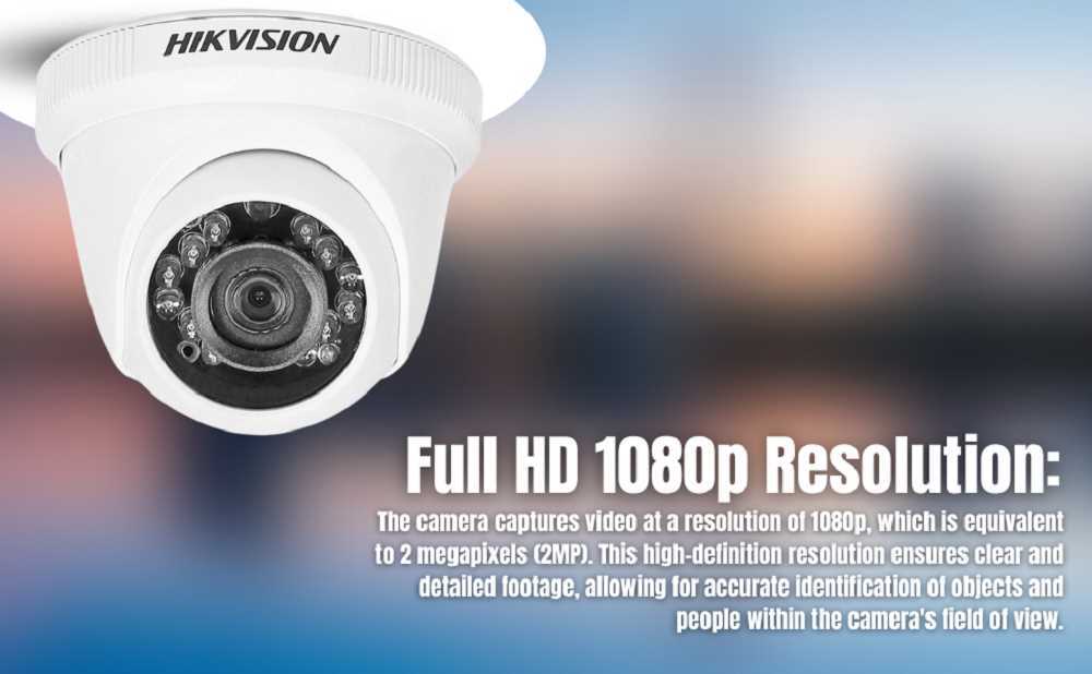 Hikvision 2mp Hd Indoor Dome Camera - Plastic Housing, 2 Megapixel, White Color | True Day/night, Smart Ir Up To 20m, Ideal For Airports And Schools