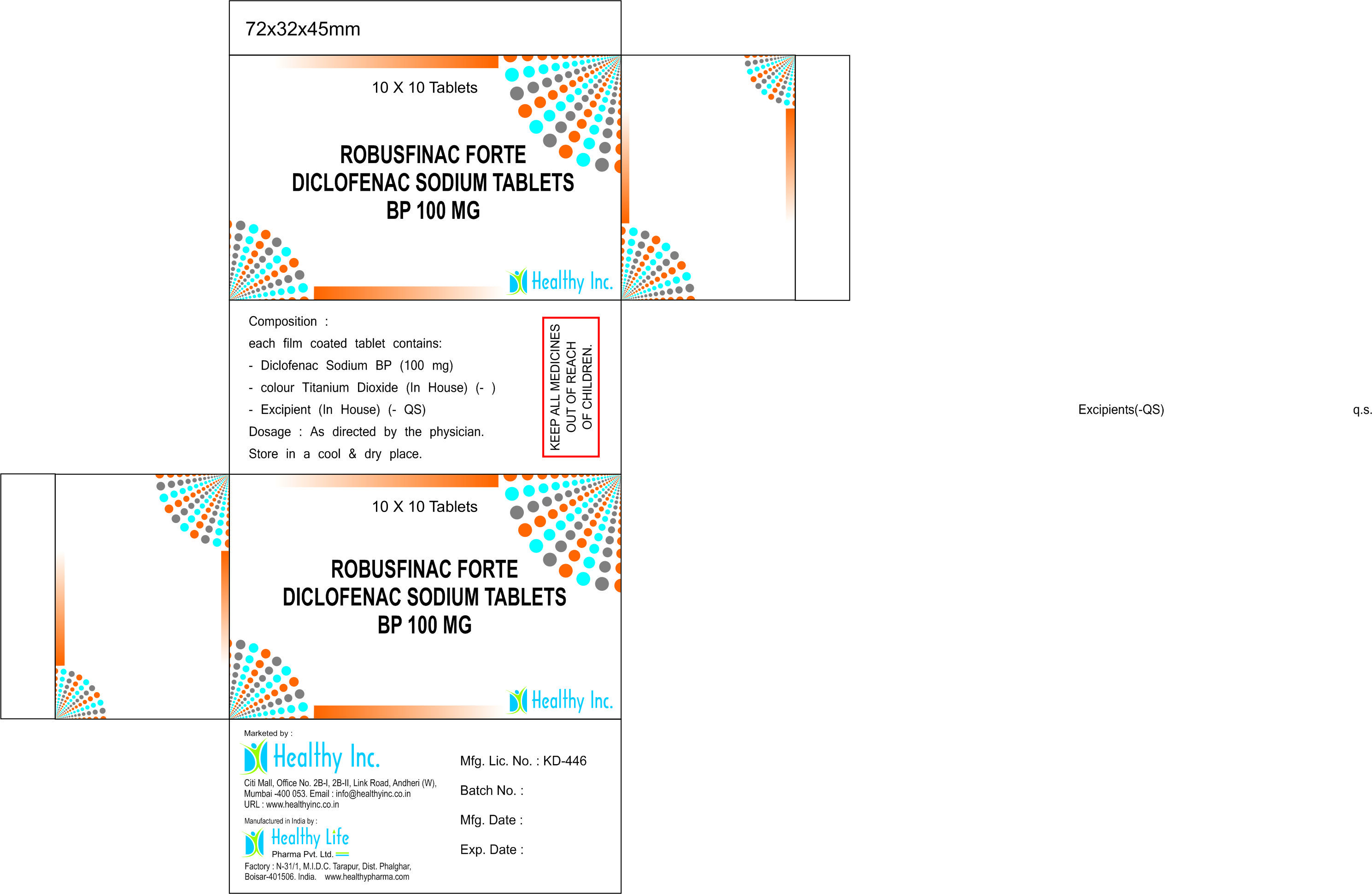 Diclofenac Sodium tablet 100mg