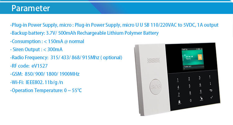 Wireless Security Intruder Anti Theft Alarm System