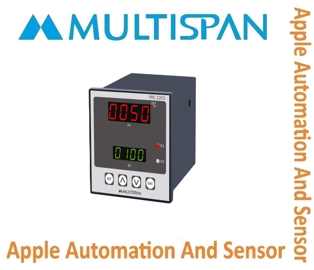 Mht-1202 Multispan Humidity Indicator With Alarm Output - Double Display, Universal Input Pid Controller, Double Relay | 4+4 Digit Accuracy, 1 Year Warranty