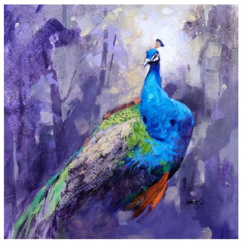 Peacock Canvas Painting