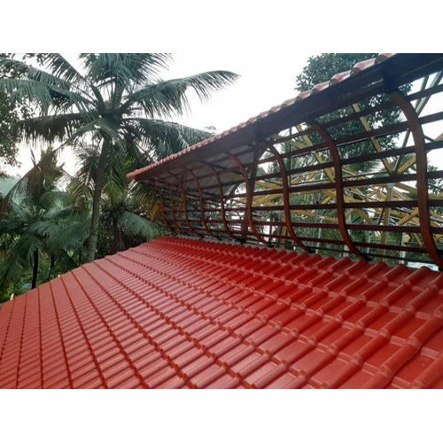 Pvc Roofing Sheet - Color: Red