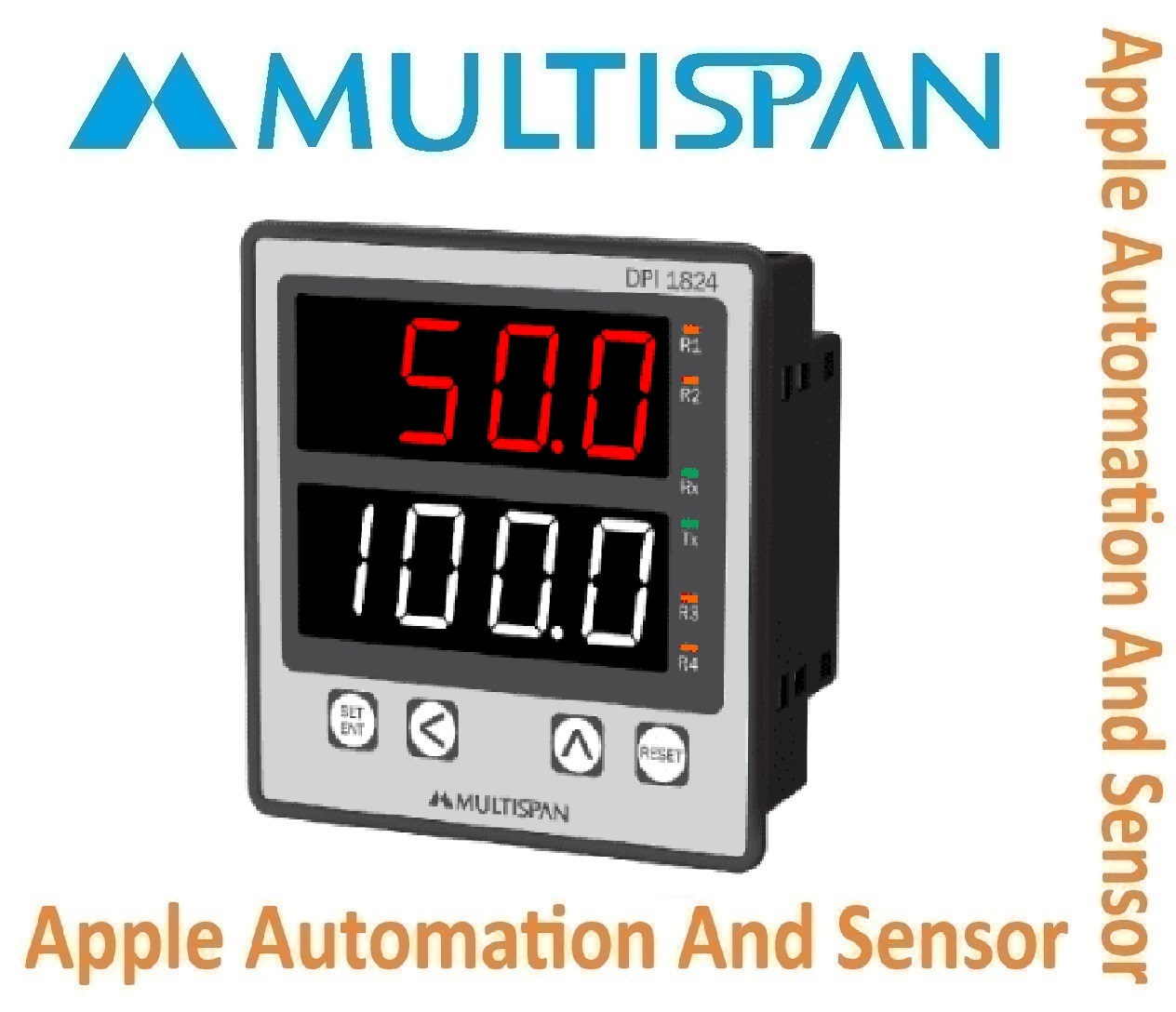 Dpi-122 Multispan Dual Input Indicator - Double Display Universal Input Pid Controller, Dual Relay, 4+4 Digit | 1 Year Warranty, Ideal For Temperature Control