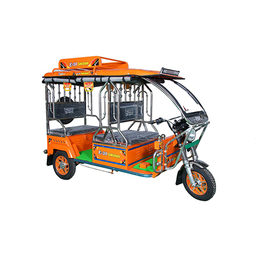 E Rickshaw E30 - Open Body Type, 6-seater Electric Drive | Eco-friendly Battery Powered Transport Solution