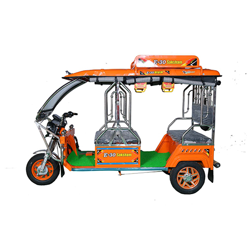 E Rickshaw E30 - Open Body Type, 6-seater Electric Drive | Eco-friendly Battery Powered Transport Solution