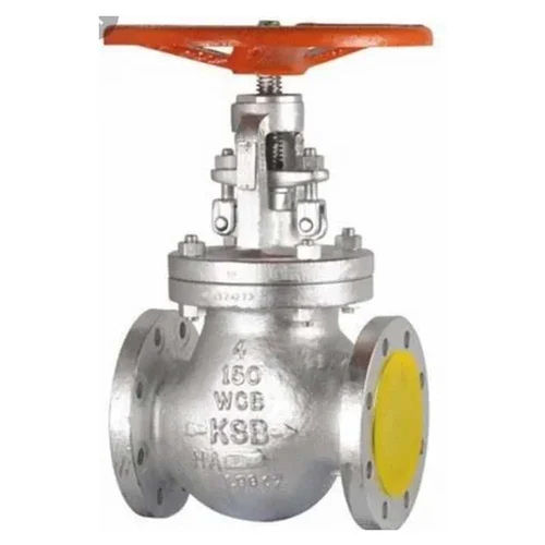 Ks-B Cast Steel Globe Valve - Color: Silver