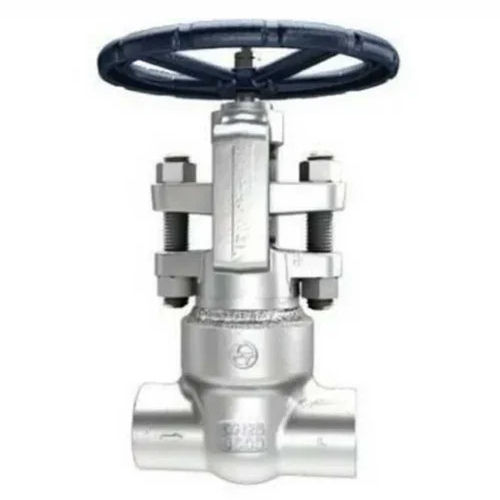 L&T Pressure Seal Globe Valves - Color: Silver