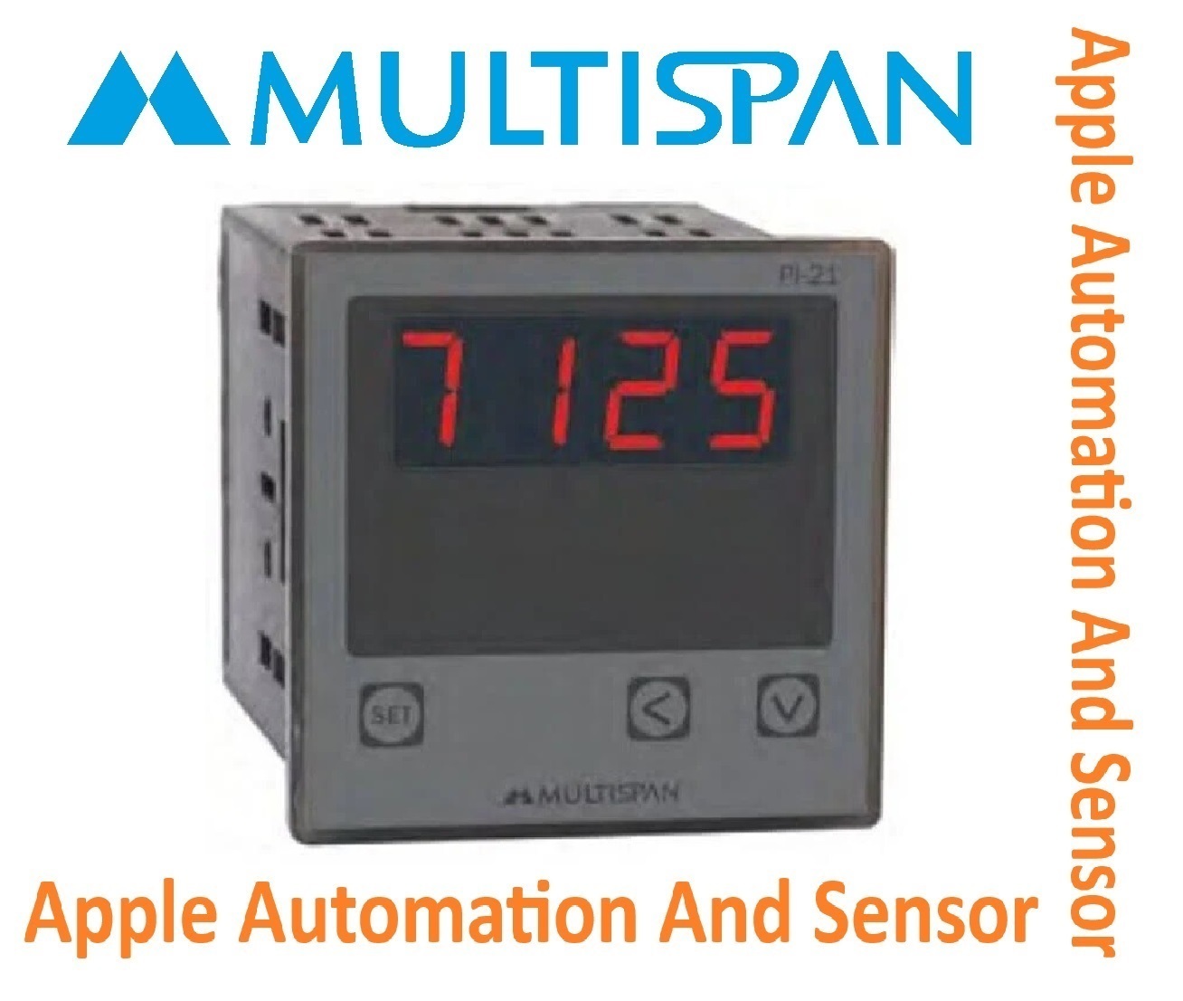 Pi-11 Multispan Process Indicator - Double Display Universal Input Pid Controller, 4+4 Digit, Dual Relay Outputs | 1-year Warranty, Multiple Model Support