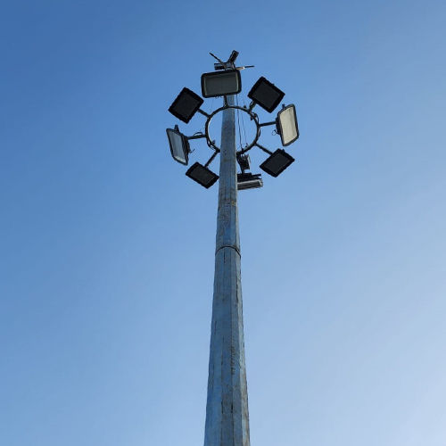 Led Flood Light High Mast Pole - Color: White