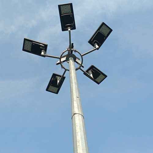Solar All In One High Mast Pole