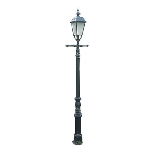 Cast Iron Lighting Pole - Color: White