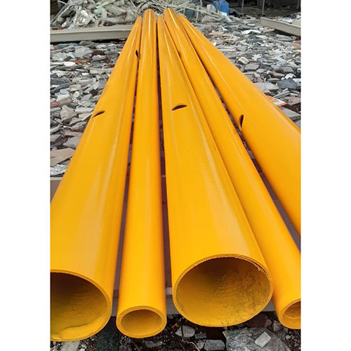 Powder Coated Conical Pole - Color: Yellow