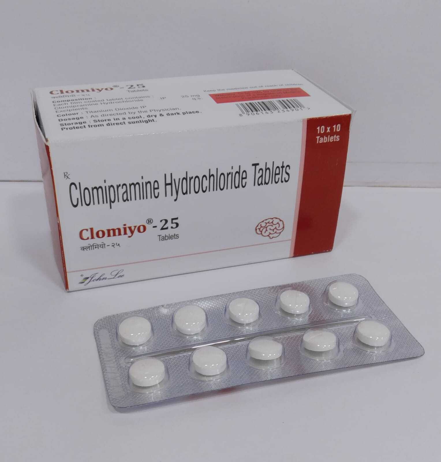 Clomipramine Tablets - Clomipramine Hydrochloride Ip 25mg, 50mg, 75mg | Treats Obsessive-compulsive Disorder (Ocd), Regulates Mood, Oral Administration