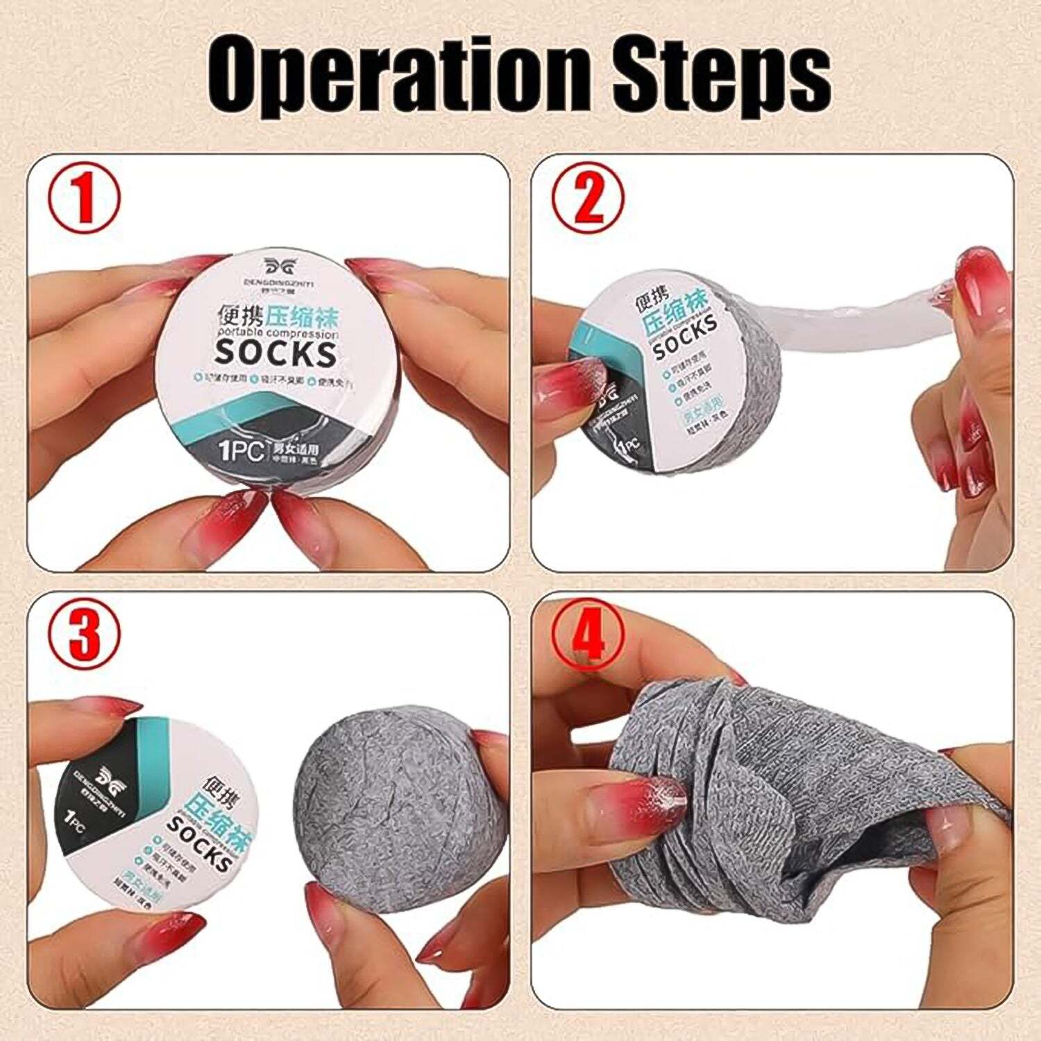 Portable Disposable Socks'