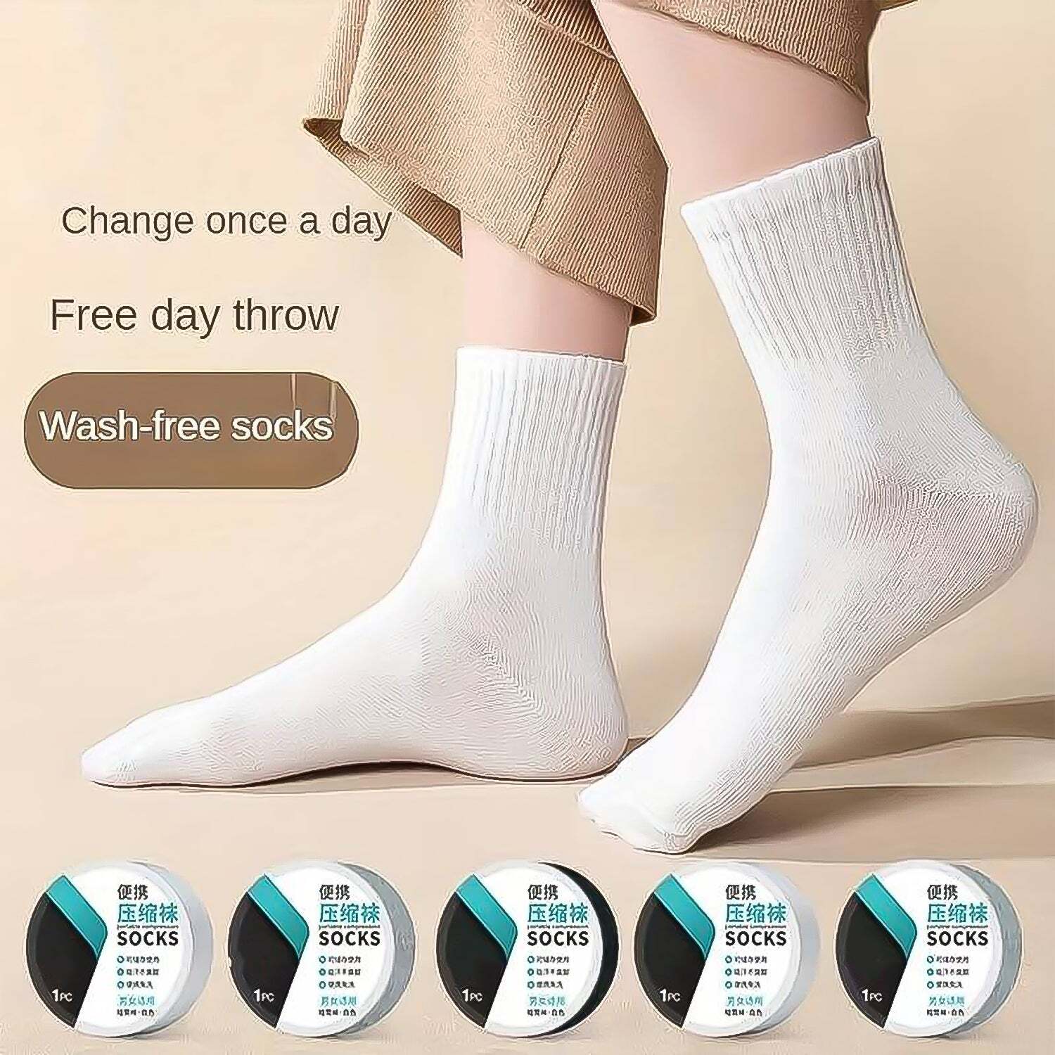 Portable Disposable Socks'