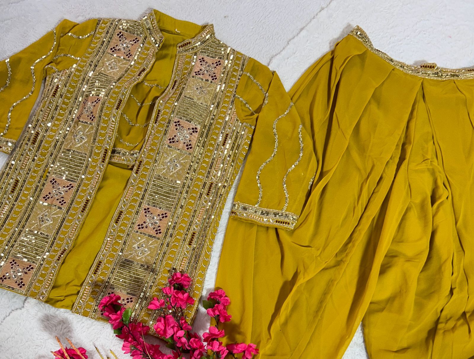 Koti Dhoti 3 Pieces Suit - Age Group: Womens
