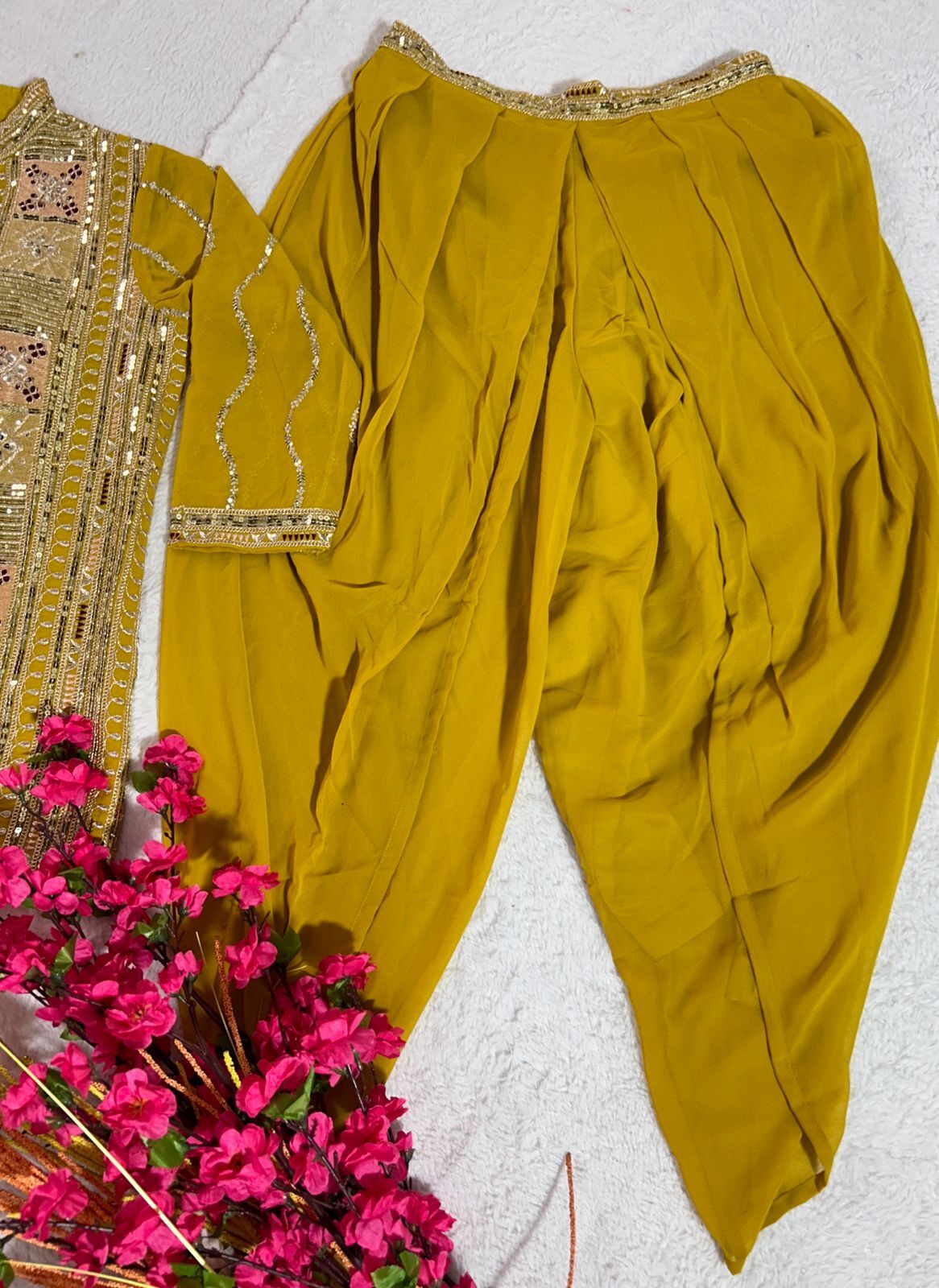 Koti Dhoti 3 Pieces Suit - Age Group: Womens