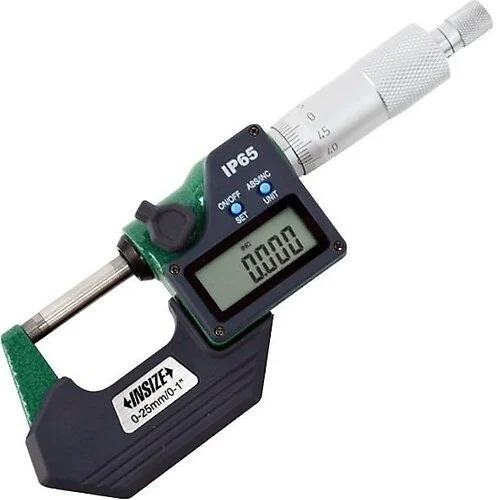 3108-25A Insize 0-25 Waterproof Digital Outside Micrometer
