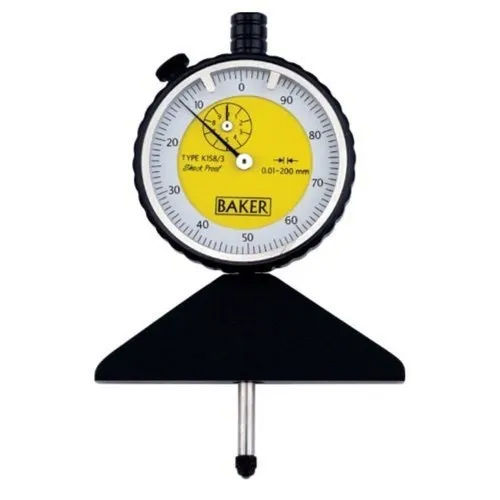 Baker K158-3 Dial Depth Gauge - Application: Mechanical Engineering